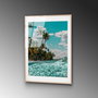 Wallity Cuadro Decorativo de Vidrio Templado Multicolor 30 x 45 cm